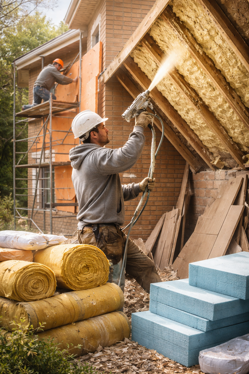 Утепление домов в Тайшете под ключ от 4362 руб/м2 | Профессионально — ТепломастерТшт
