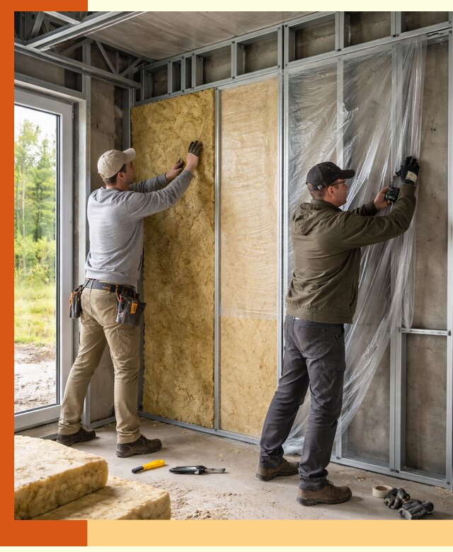 Утепление дома из ЛСТК в Тайшете с гарантией качества и эффективности