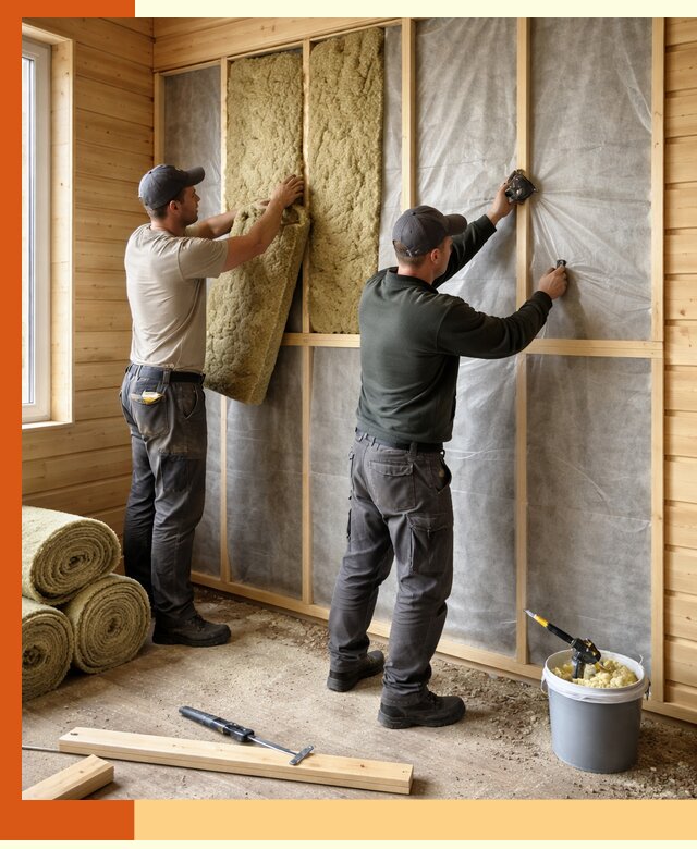 Утепление дома из минибруса в Тайшете: комплексные теплоизоляционные работы