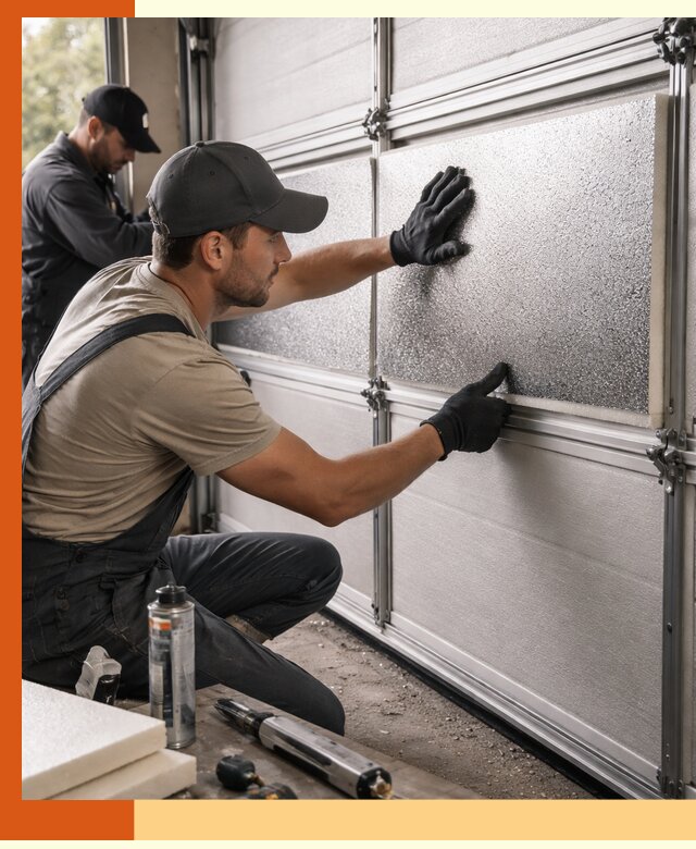 Утепление гаражных ворот в Тайшете качественно и надежно