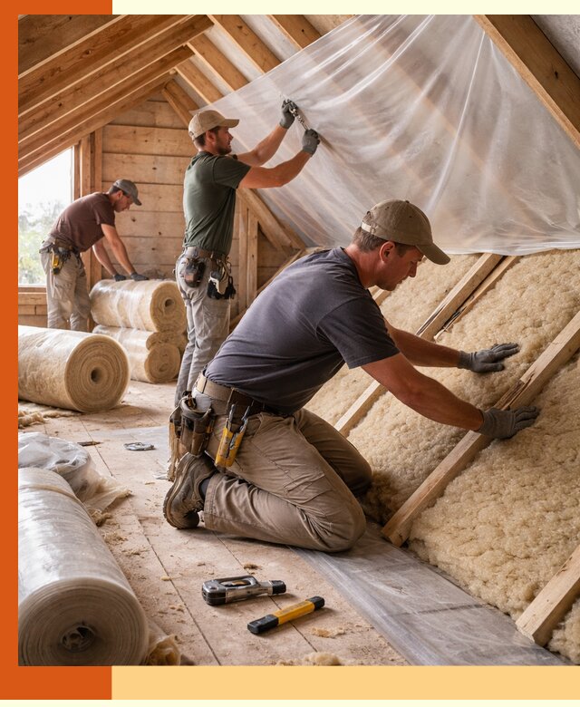 Утепление крыши изнутри в Тайшете: профессионально и надежно