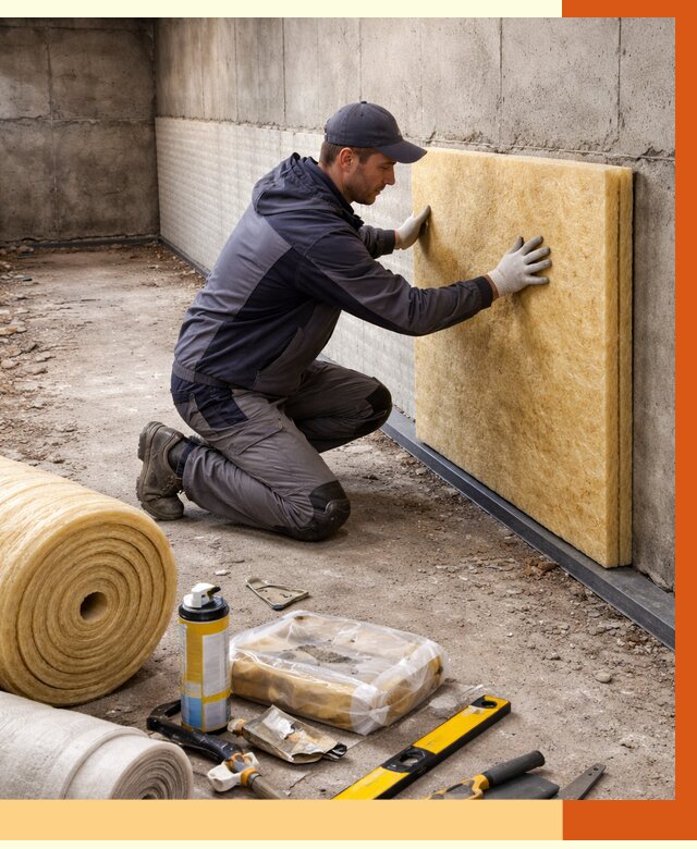 Утепление фундамента изнутри в Тайшете от 4362 руб./м2 — работы под ключ | ТепломастерТшт