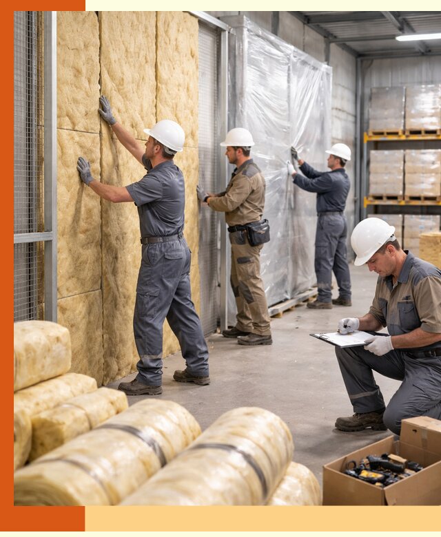 Утепление склада готовой продукции в Тайшете качественно и быстро