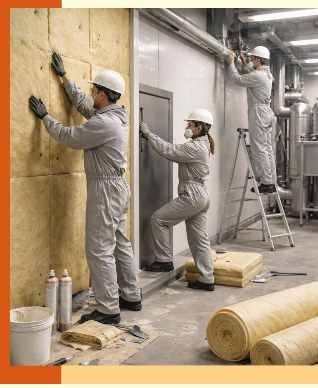 Утепление пищевого цеха под ключ в Тайшете