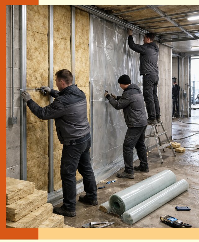 Профессиональное утепление автомойки в Тайшете для любого типа помещений