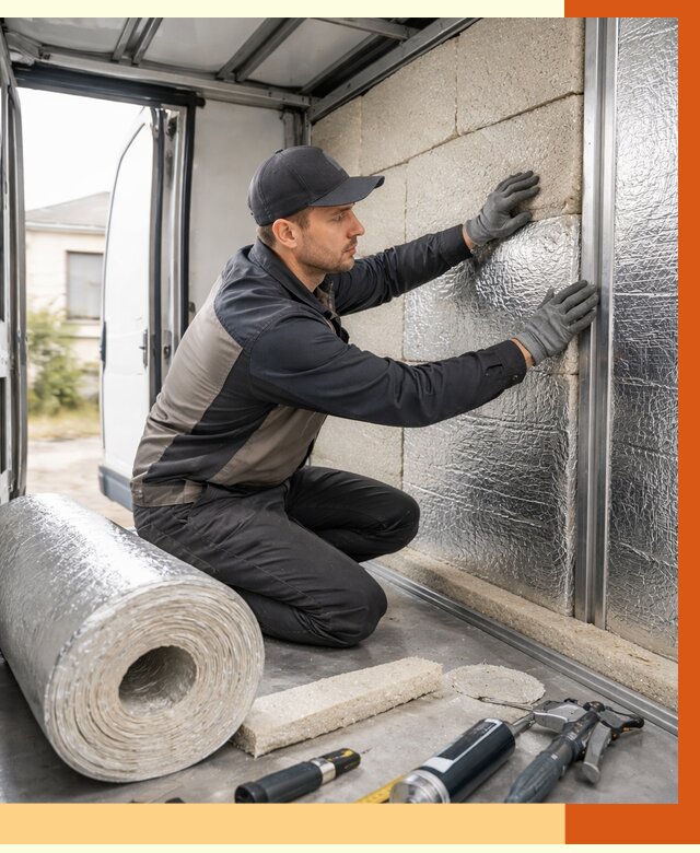 Утепление фургона рефрижератора в Тайшете от 12981 руб./м² под ключ | ТепломастерТшт