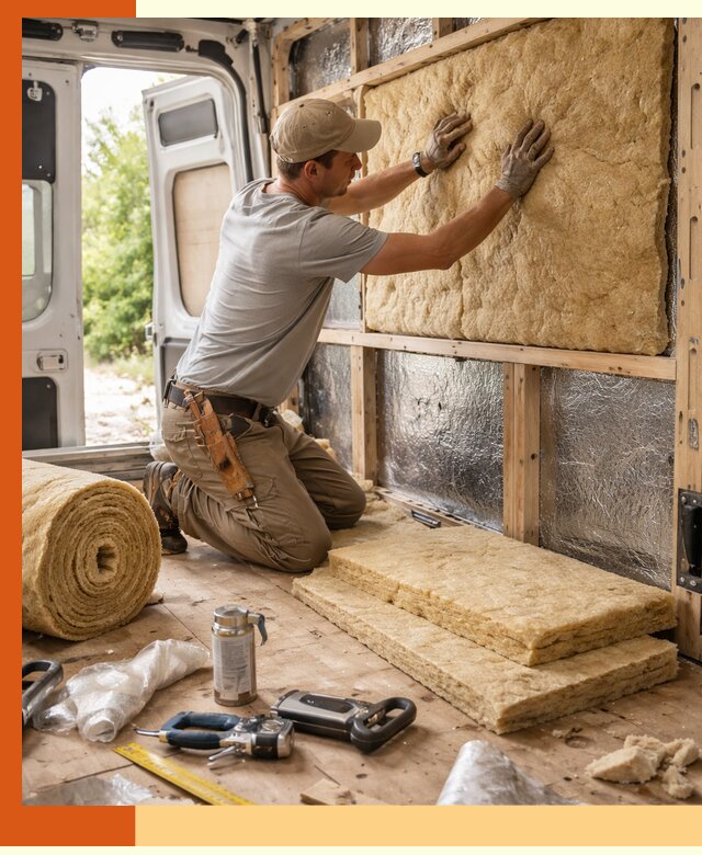 Утепление кемпера под ключ в Тайшете с гарантией качества