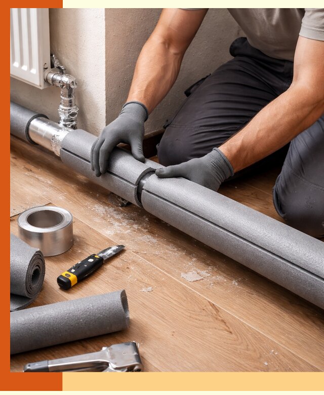 Утепление труб отопления в Тайшете: теплоизоляция и защита сети