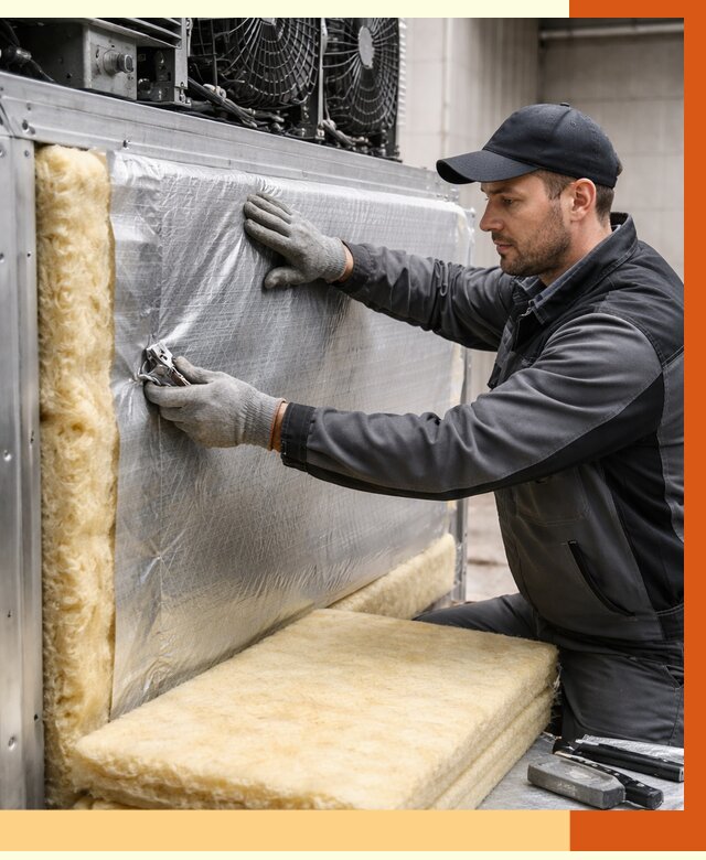 Утепление холодильного агрегата в Тайшете от 8827 руб. под ключ | ТепломастерТшт