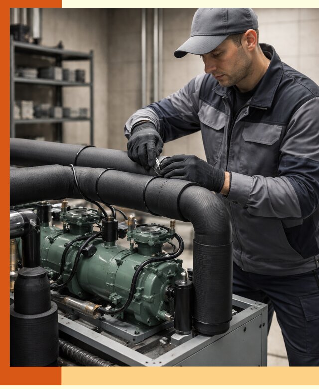 Утепление холодильного агрегата и теплоизоляция в Тайшете