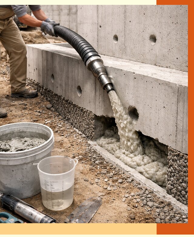 Заполнение полостей фундамента в Тайшете от 7062 руб. под ключ | ТепломастерТшт