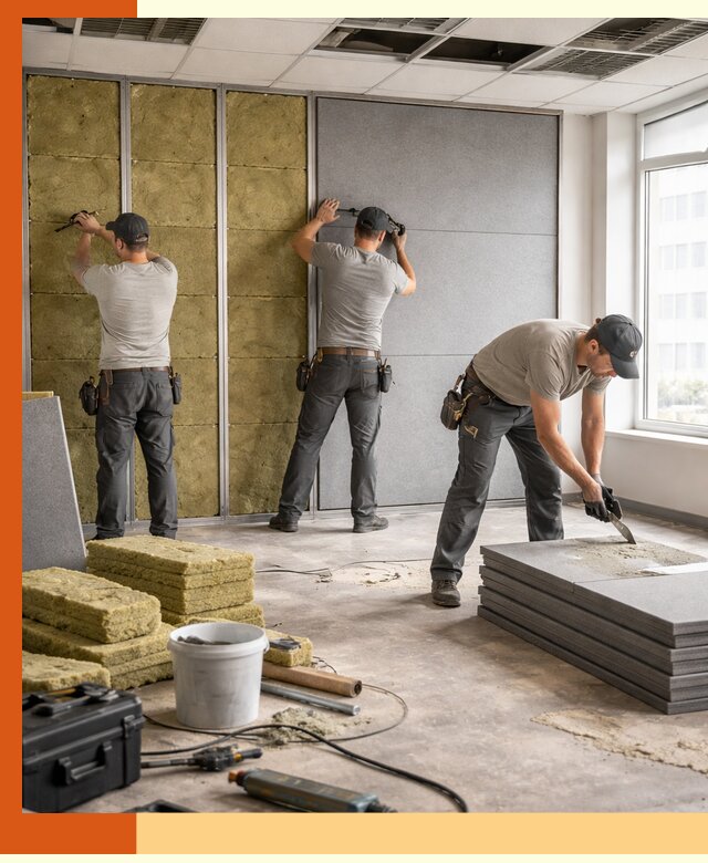 Профессиональная шумоизоляция офисов в Тайшете для комфорта сотрудников