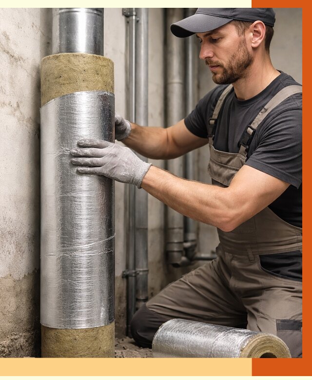 Шумоизоляция труб в Тайшете от 1246 руб. — шумоподавление и звукоизоляция труб | ТепломастерТшт