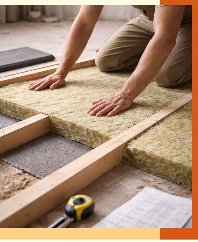 Шумоизоляция пола в Тайшете от 1298 руб./м² — профессиональная звукоизоляция | ТепломастерТшт