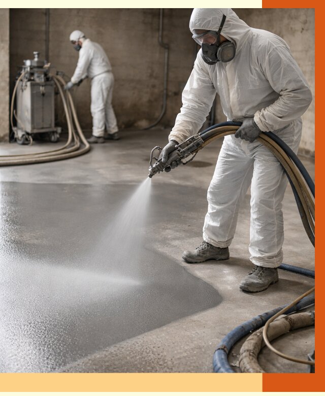 Гидроизоляция полимочевиной в Тайшете от 8827 руб/м² — напыление полимерной гидроизоляции | ТепломастерТшт