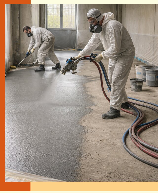 Гидроизоляция полимочевиной полов и конструкций в Тайшете