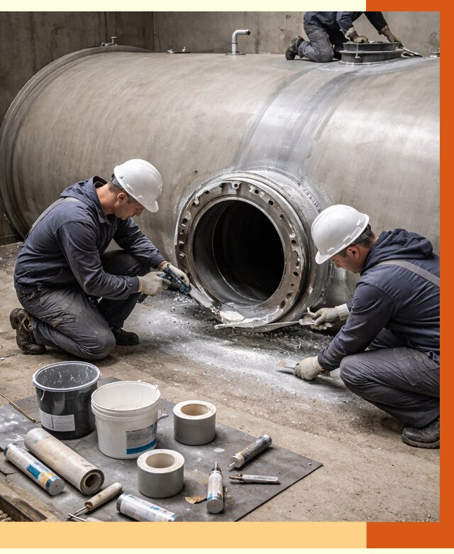 Гидроизоляция резервуара с топливом в Тайшете от 77888 руб. под ключ | ТепломастерТшт